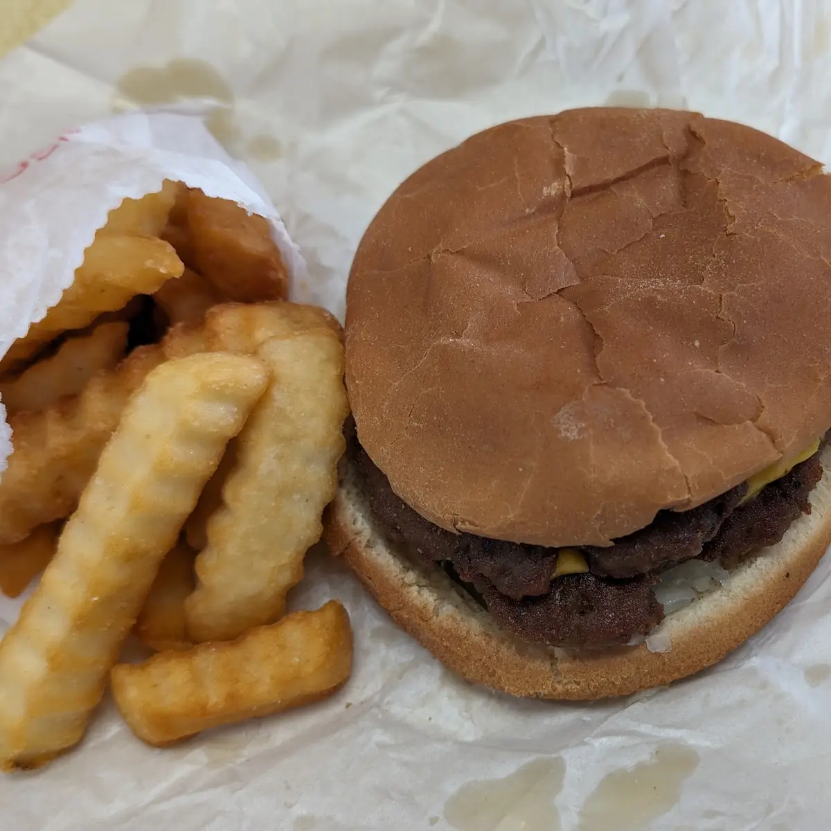 Burger and Fries