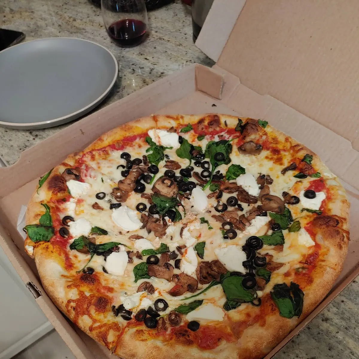 Mushroom Pizza Bufala