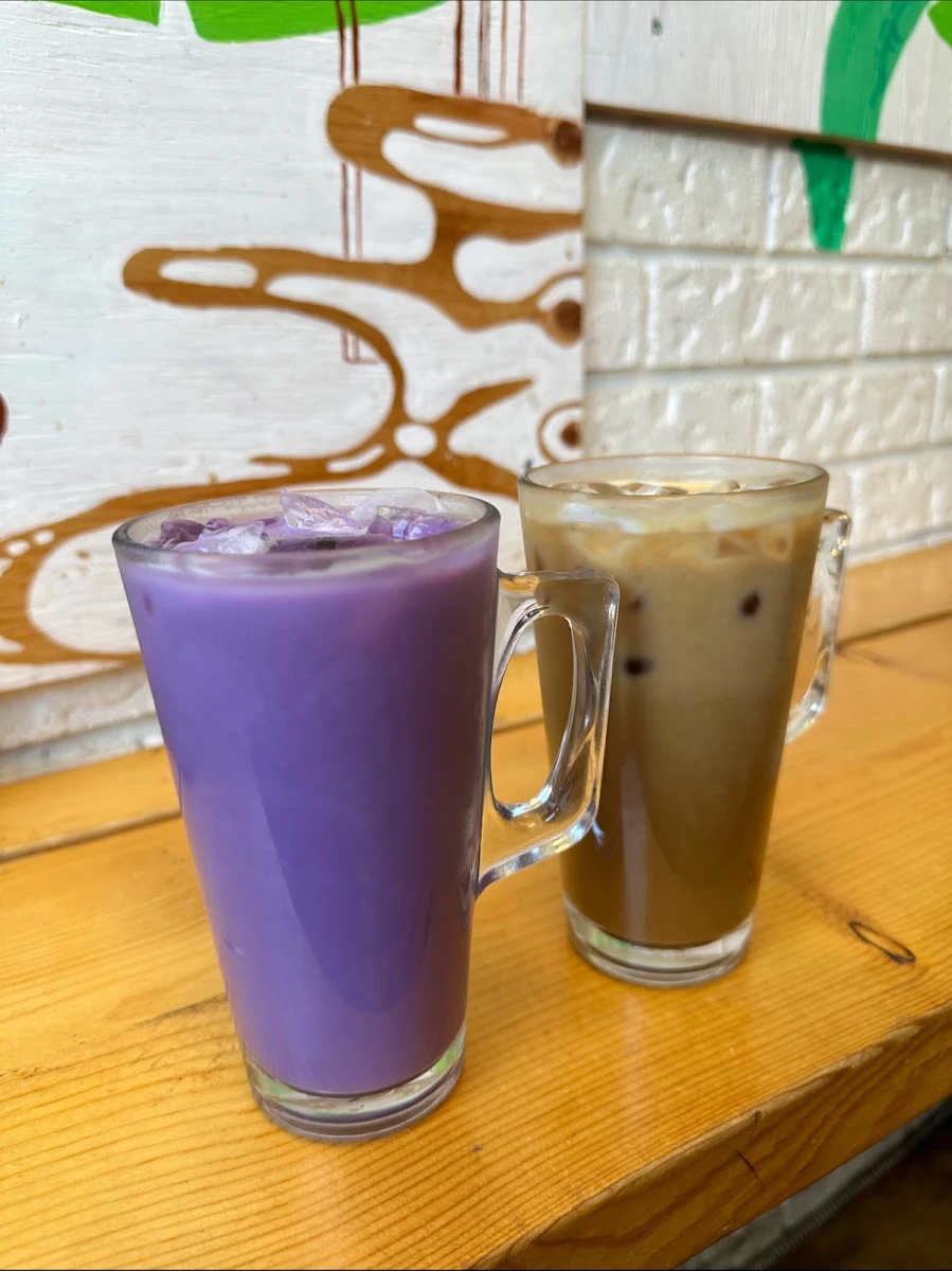 Iced Purple Sweet Potato Latte, Rustle & Still Café