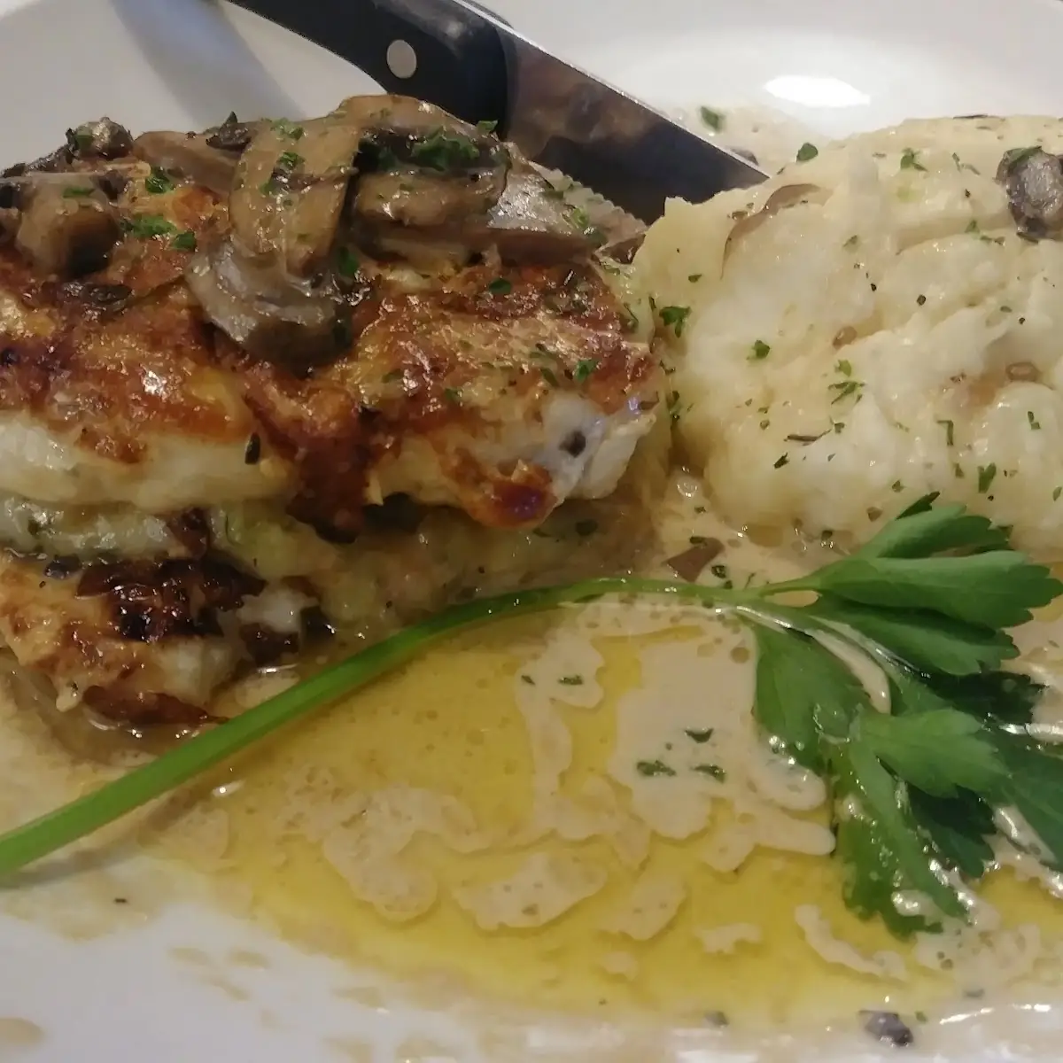 Stuffed Chicken Marsala