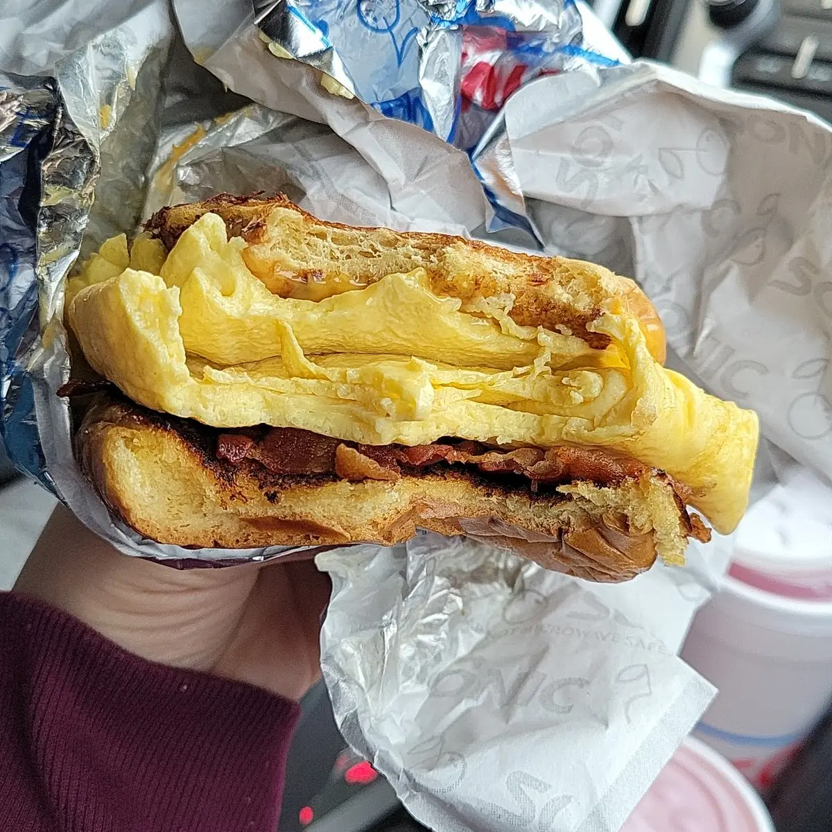 Jr Bacon Egg and Cheese Breakfast Burrito