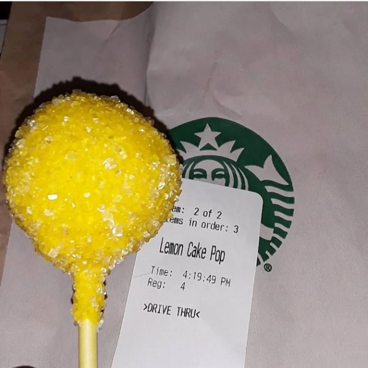 Lemon Cake Pop