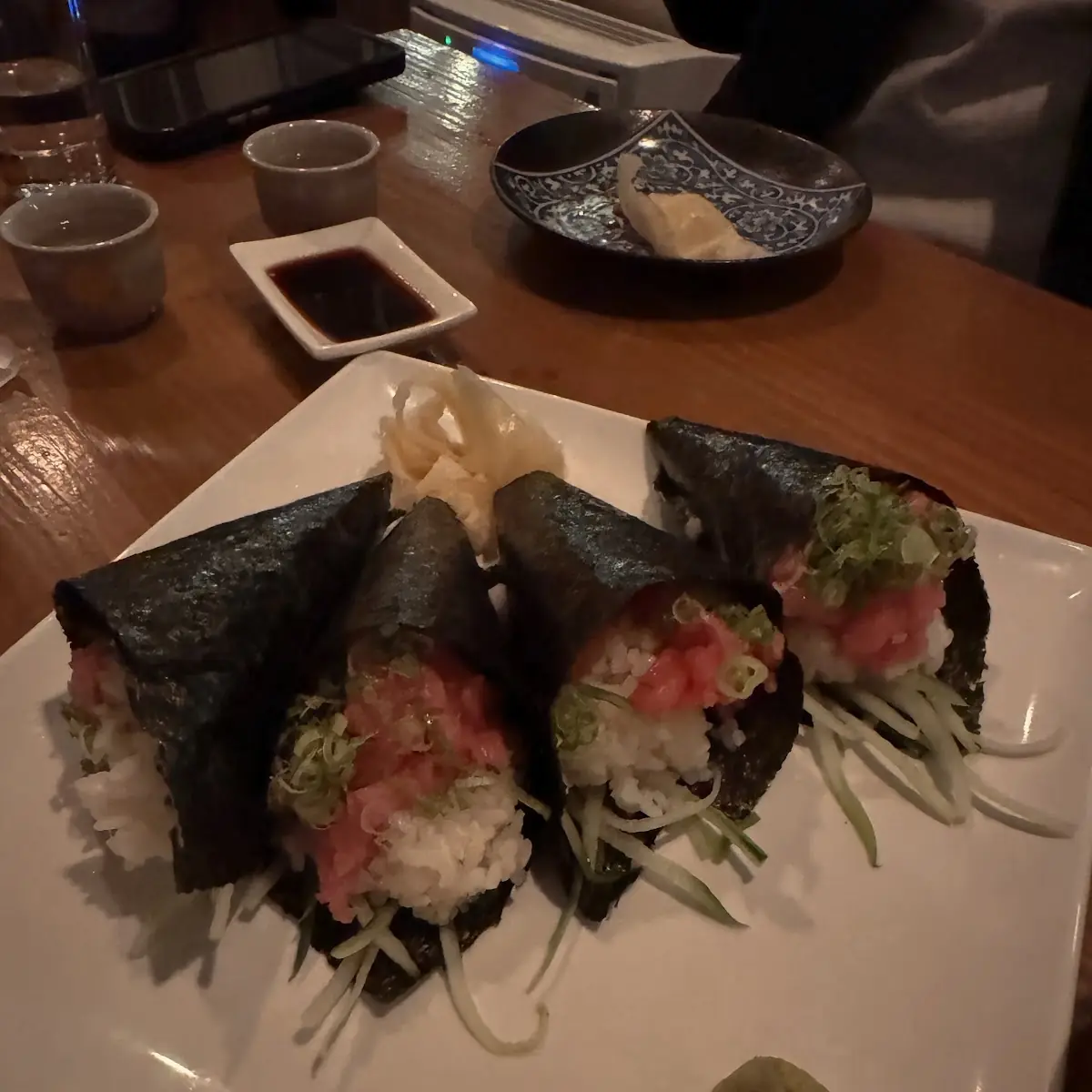 Fatty Tuna Negitoro Hand Roll