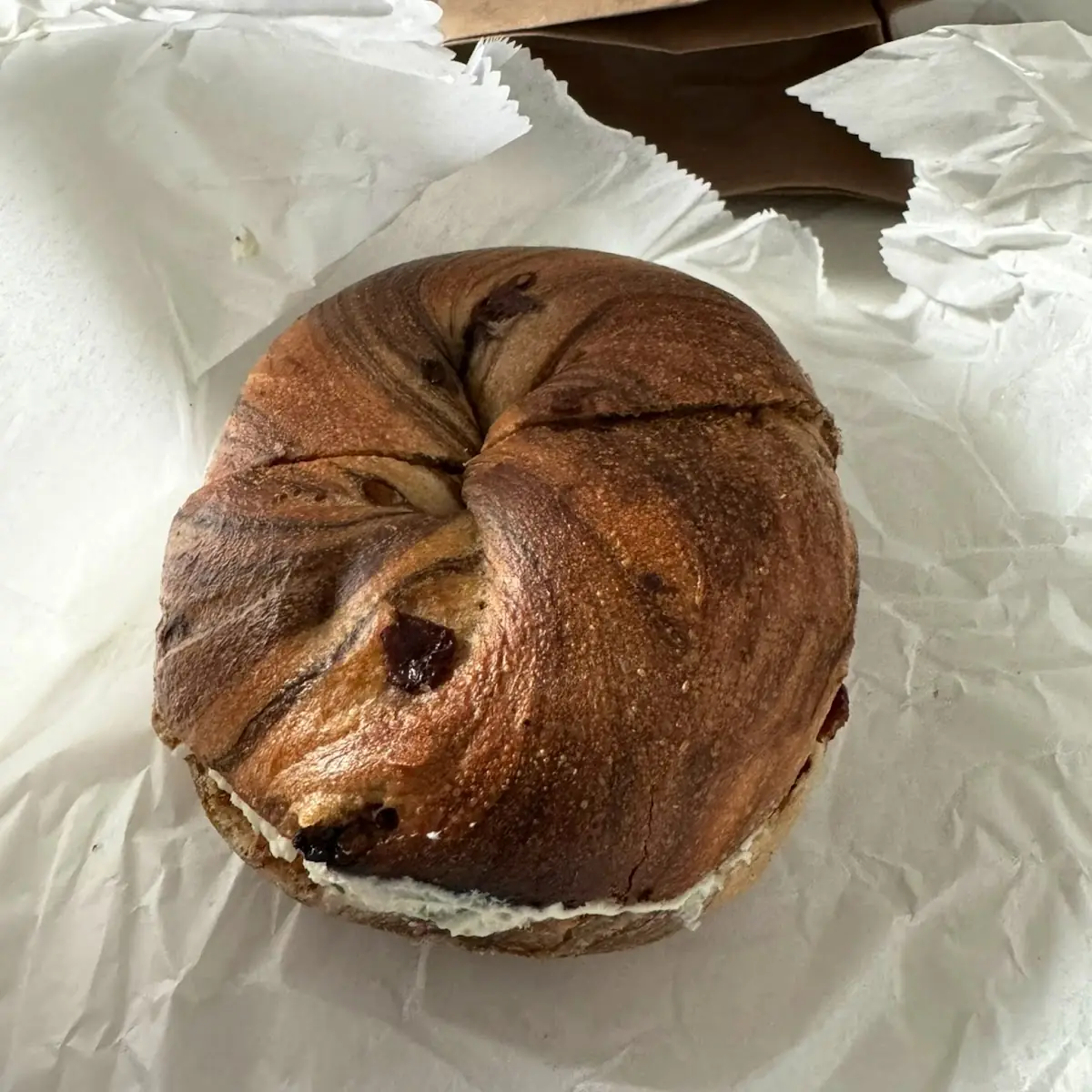 Cinnamon Raisin Bagel