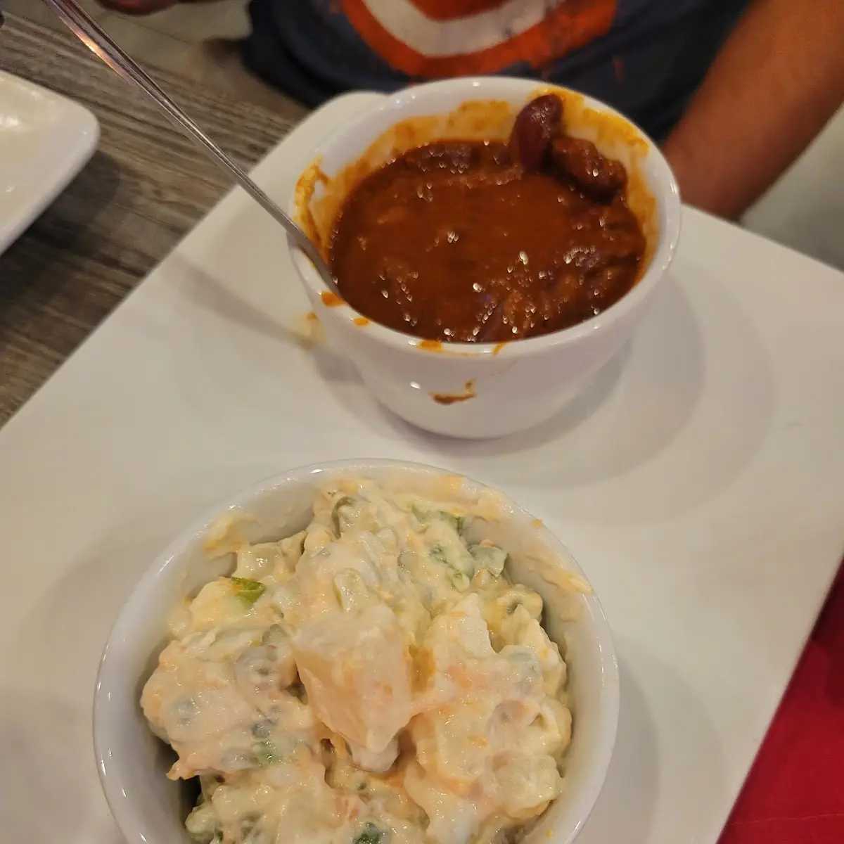 Potato Salad and Chili