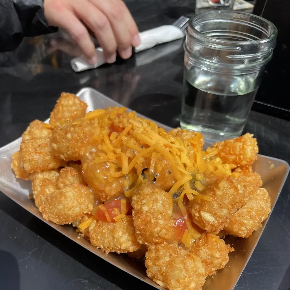 Green Chili Tots