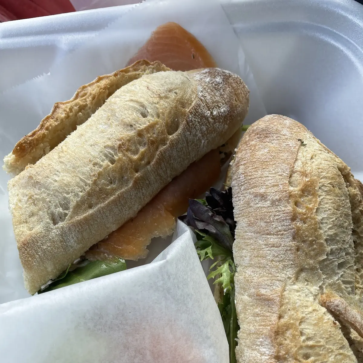 Baguette with Smoked Salmon