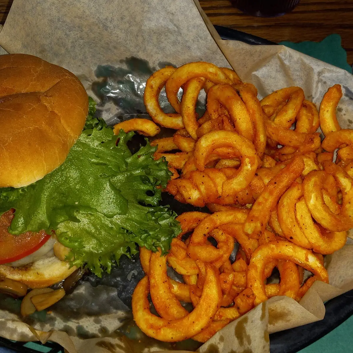 Mushroom Swiss Burger