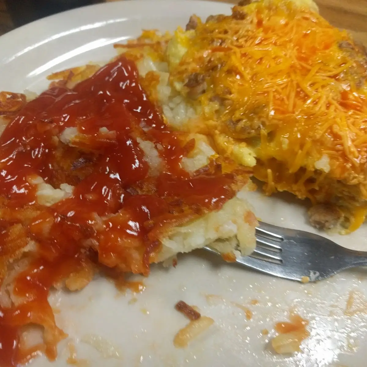 Sausage and Cheese Omelette
