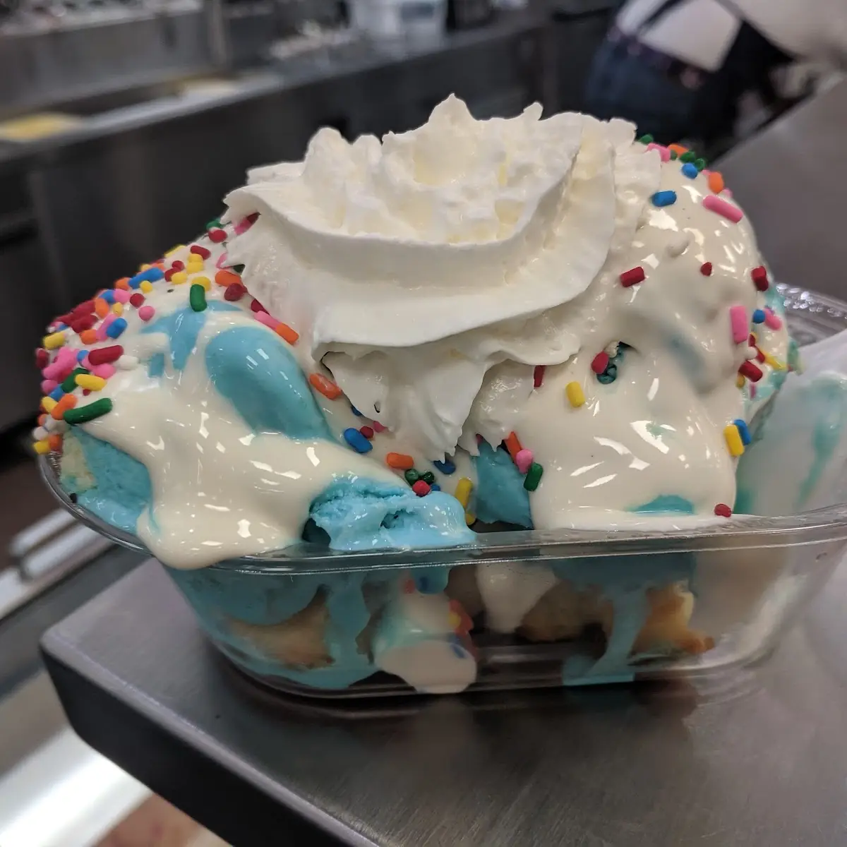 Black Forest with Cookie Monster Ice Cream
