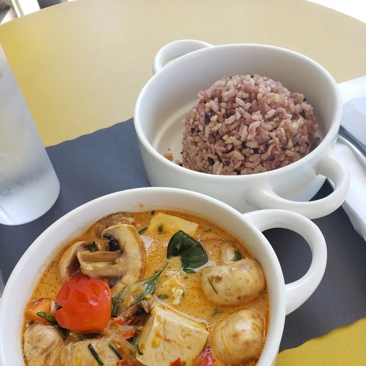 Red Curry with a Side of Rice