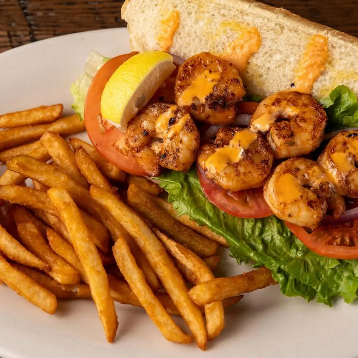 Blackened Shrimp Grinder