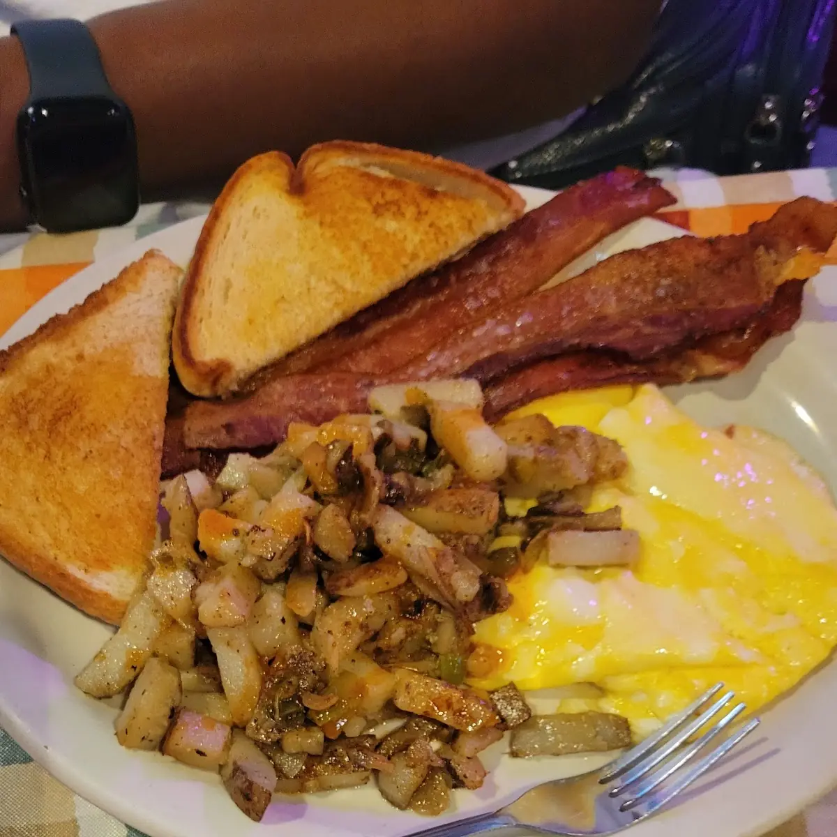 Bacon Eggs with Potatoes