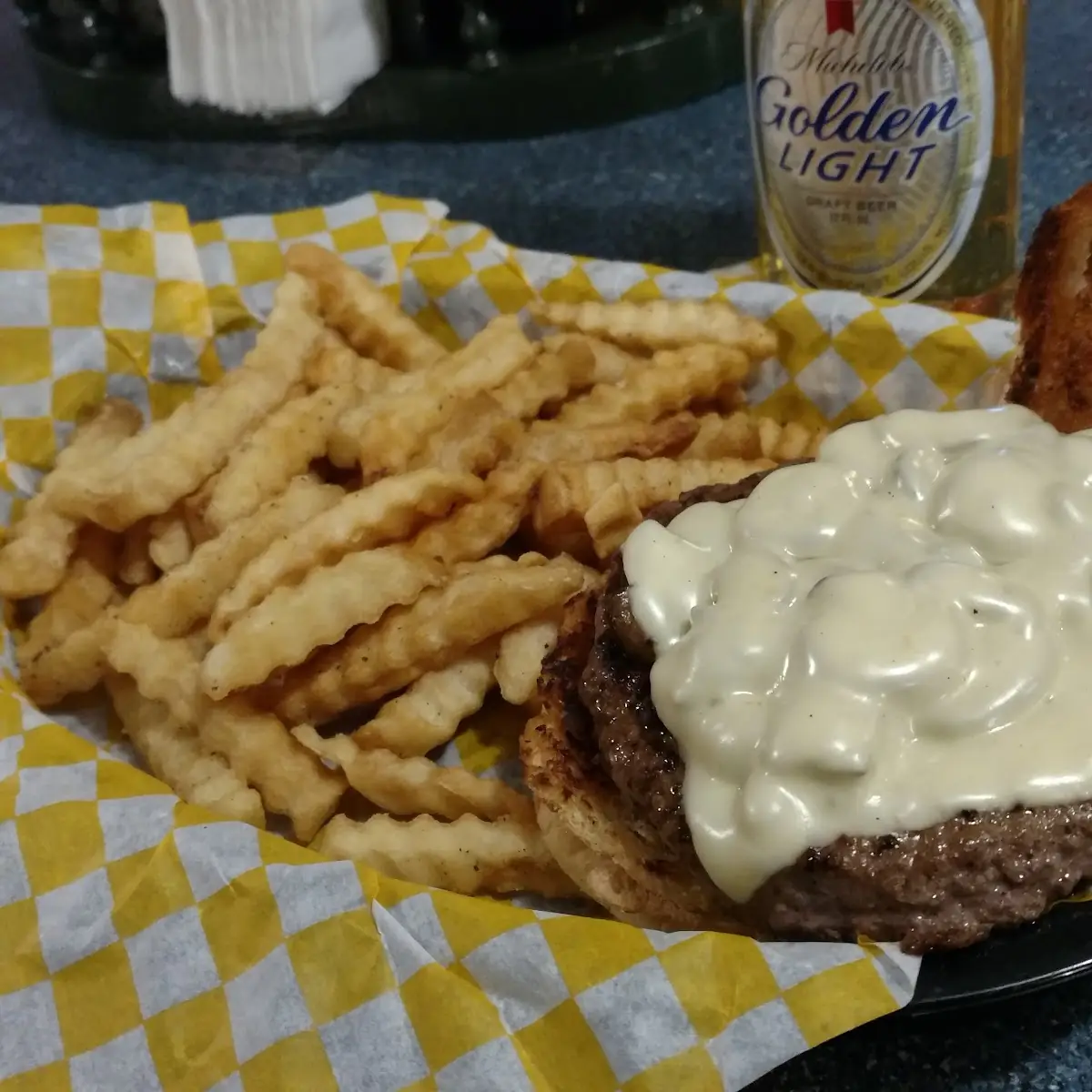 Mushroom Swiss Burger