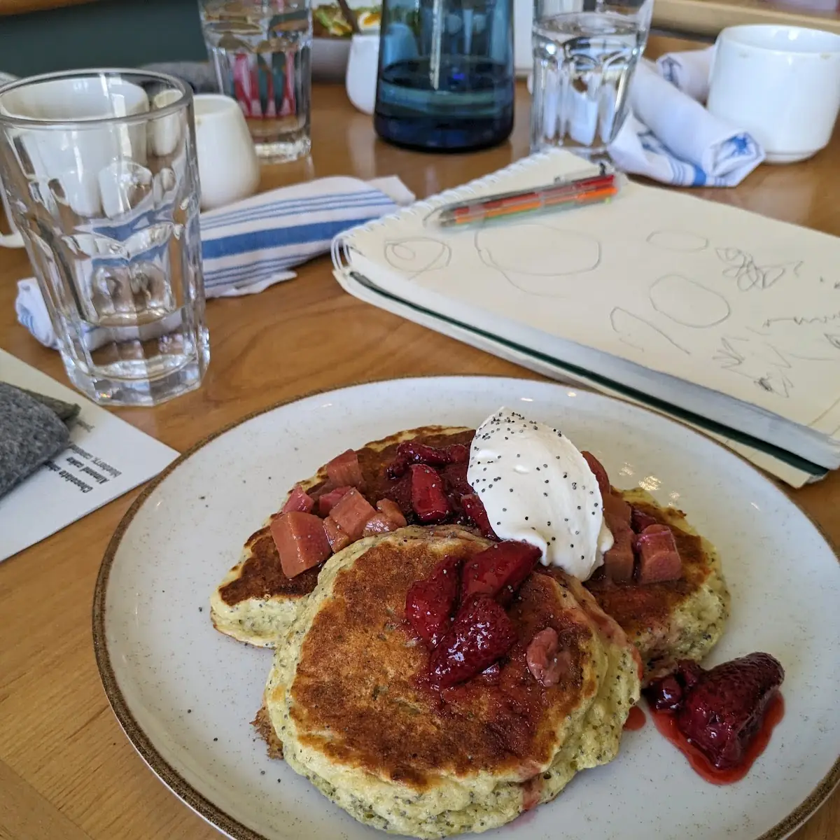 Lemon Poppyseed Pancakes