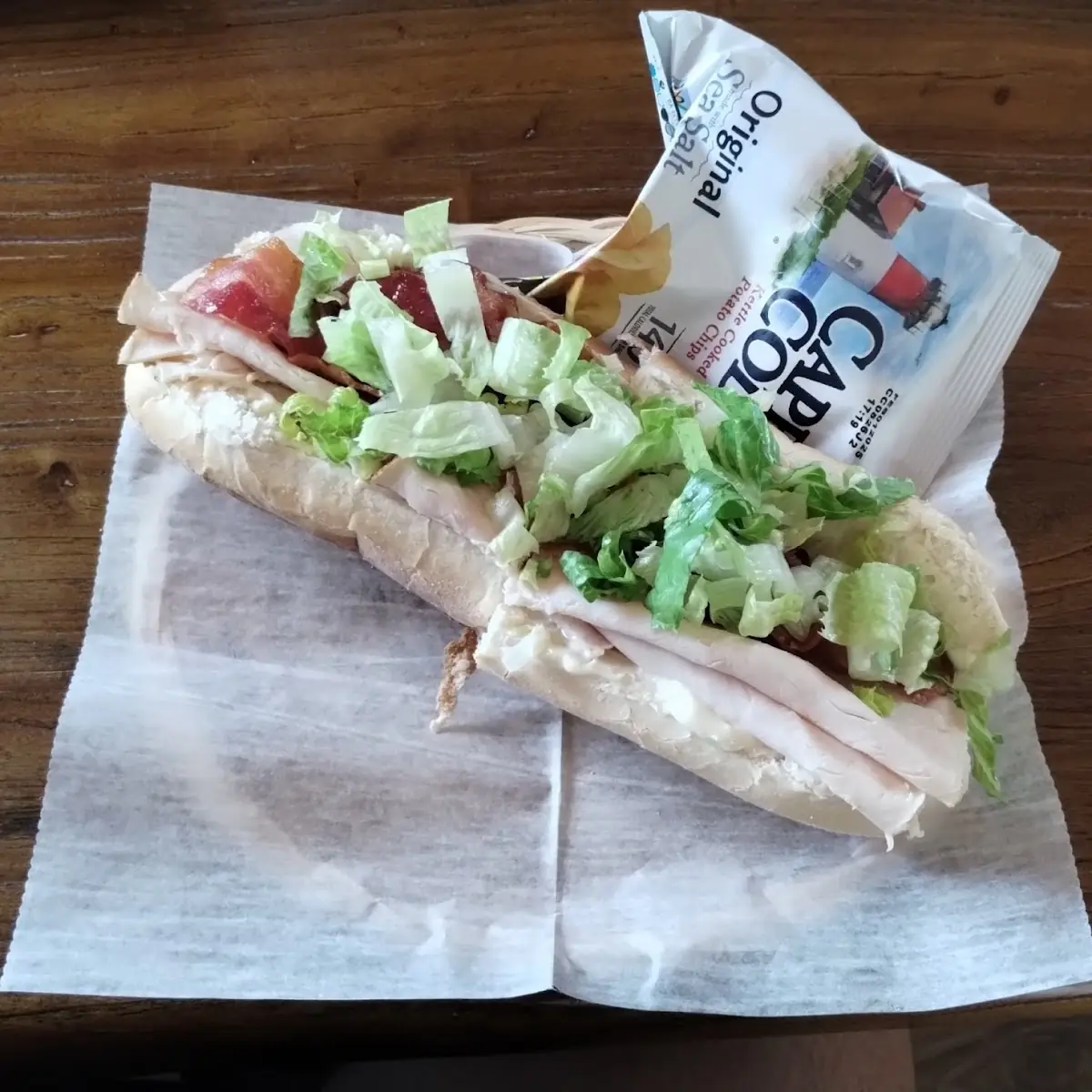 Turkey Bacon with Lettuce and Mayo