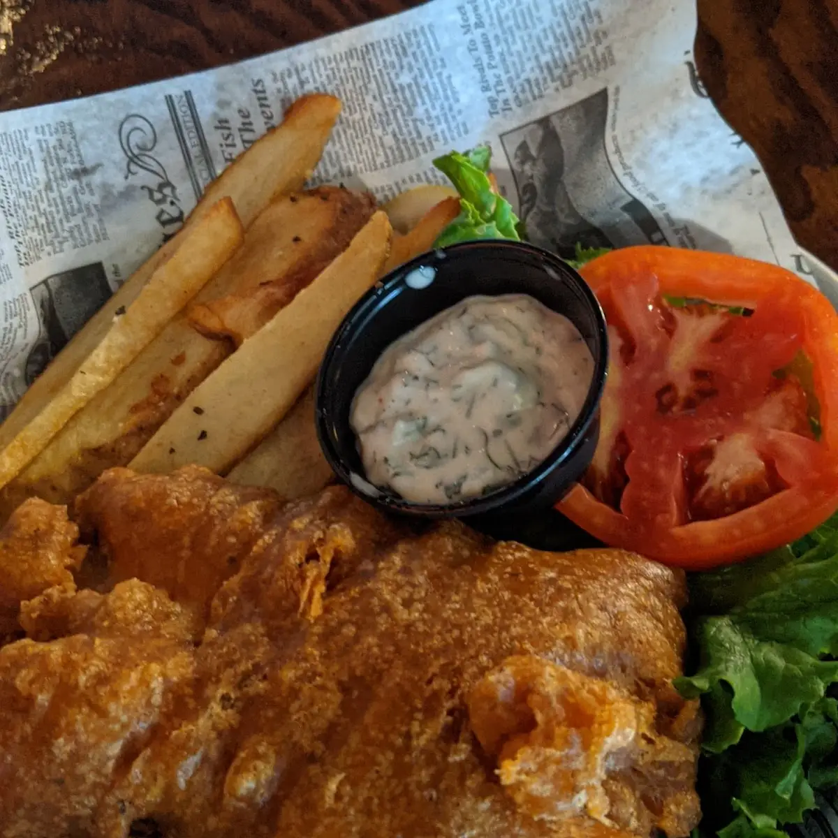 Cod Fish Sandwich