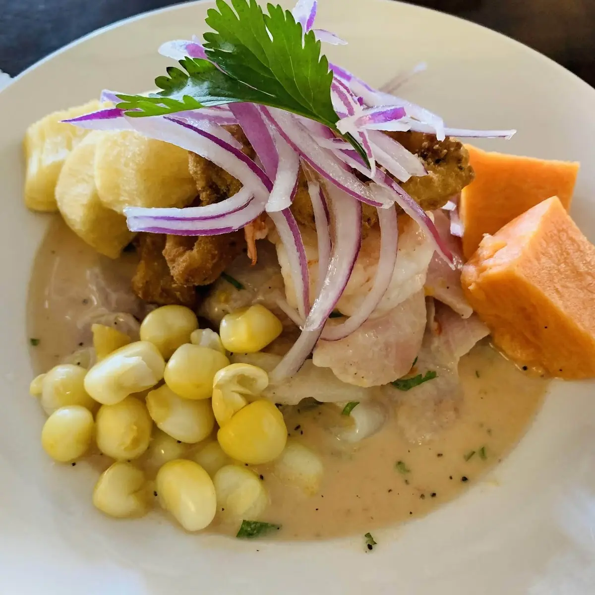 Peruvian Style Ceviche Mixto