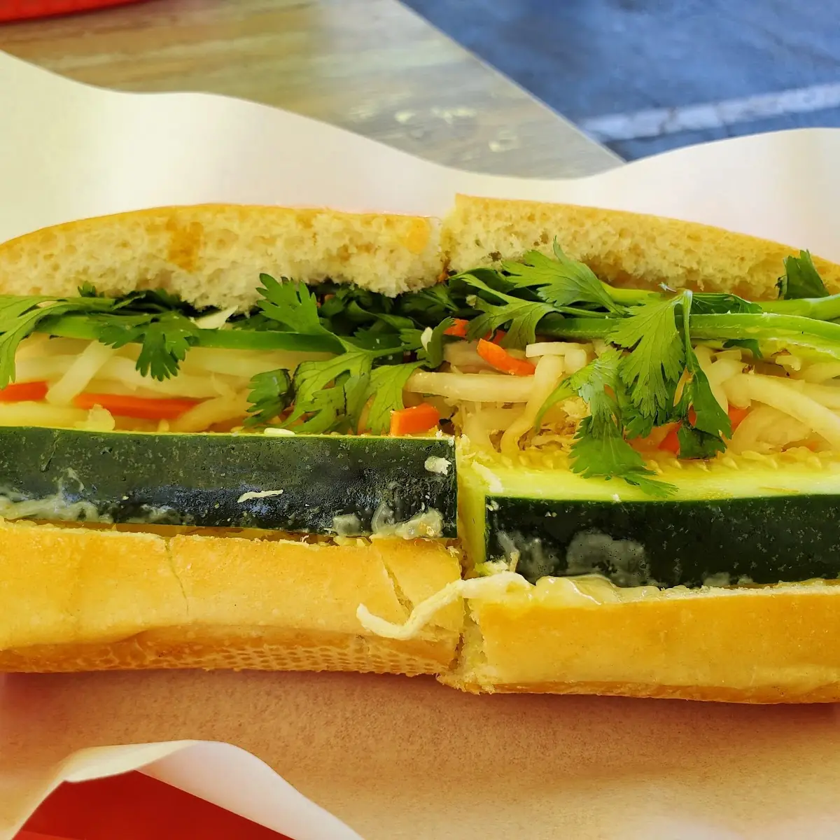 Shredded Chicken Banh MI
