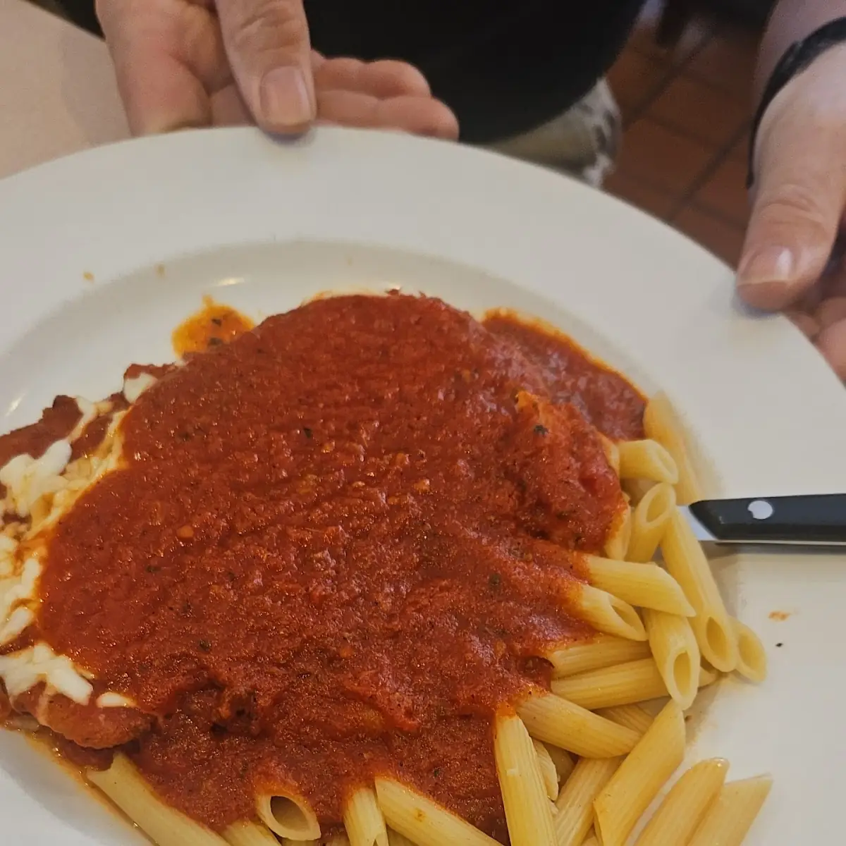Chicken Parmesan with Ziti