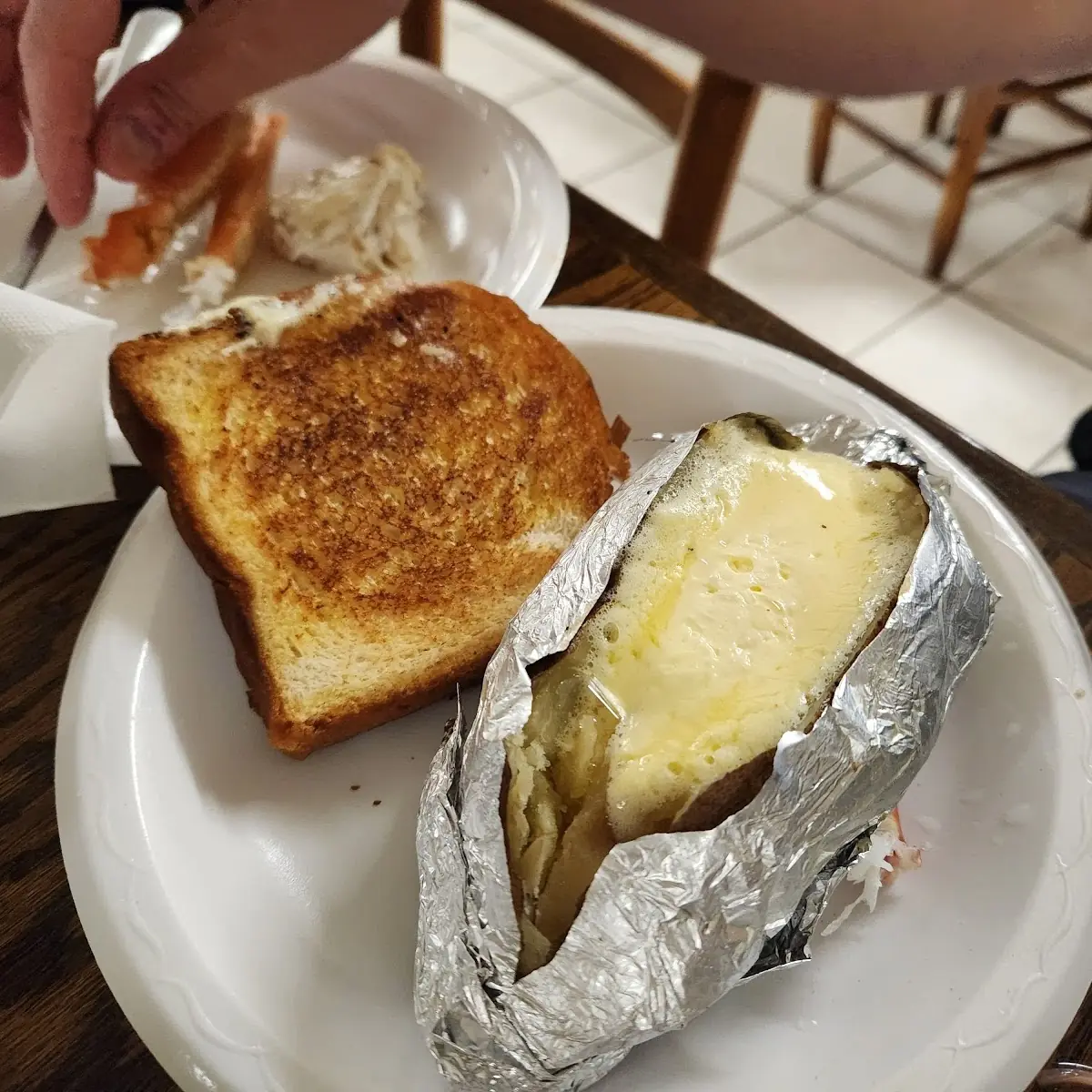 Baked Potato with Texas Toast