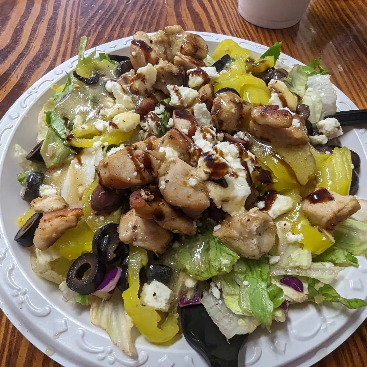 Greek Salad with Chicken
