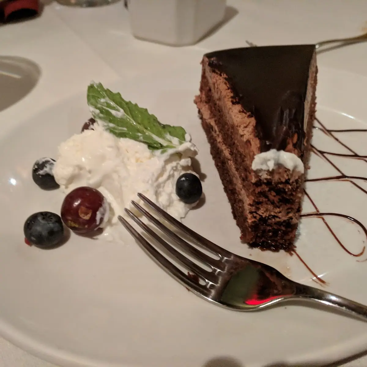 Mousse Cake Ala Mode