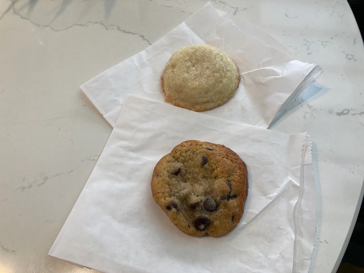 Chocolate Chip Cookie and Scone