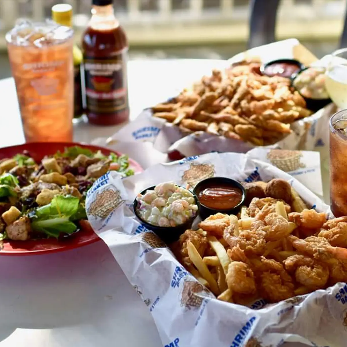Fried Shrimp Basket with Fries