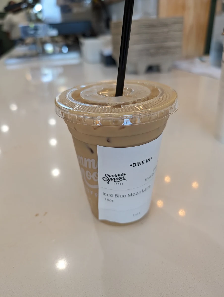 Iced Blue Moon Latte