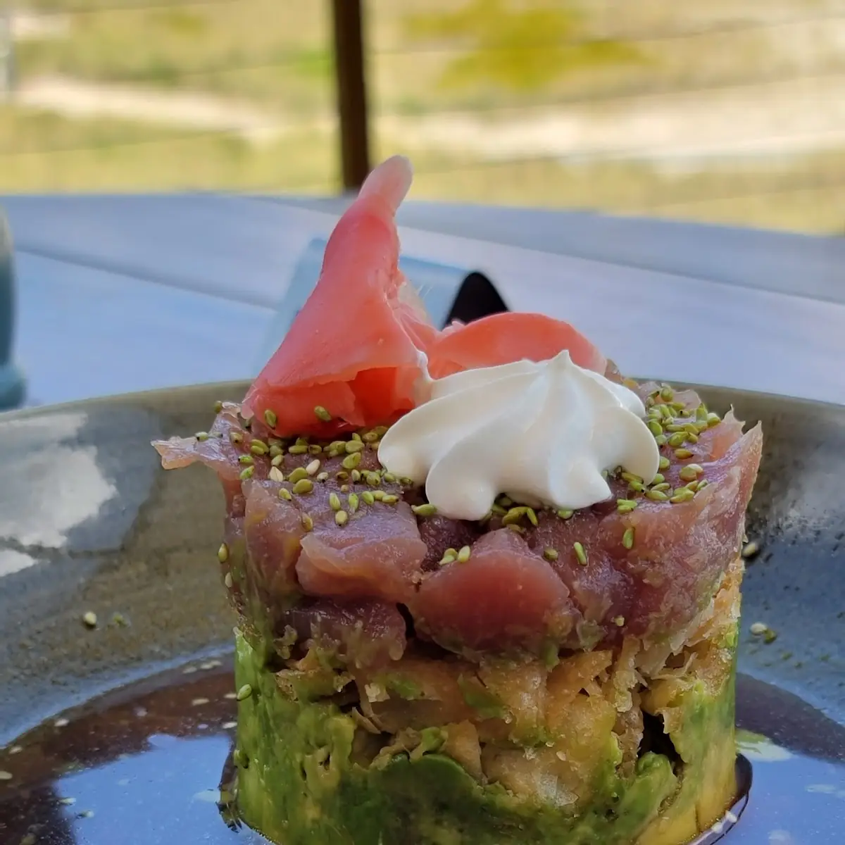 Tuna Poke Surf Stack