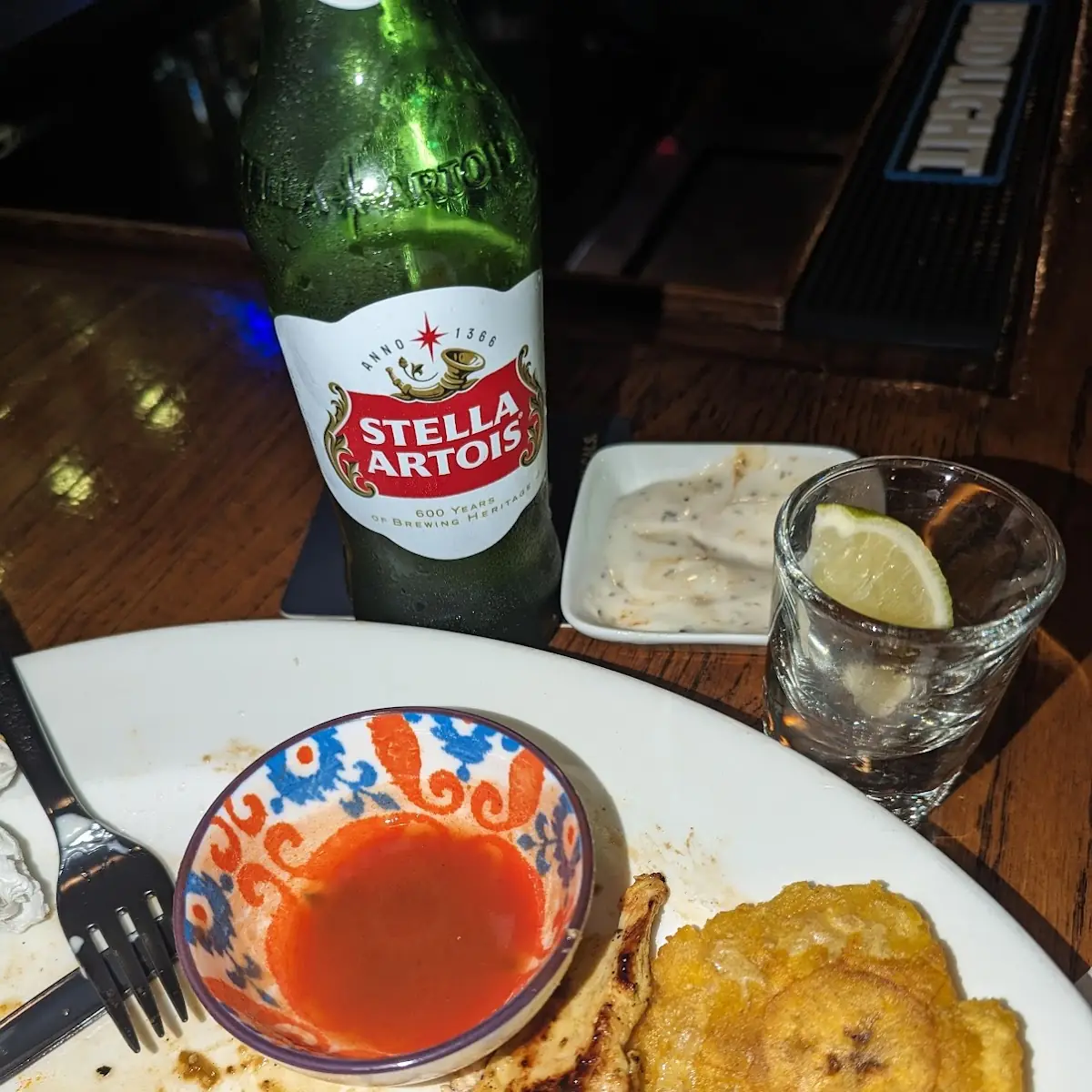Tostones and Grilled Chicken