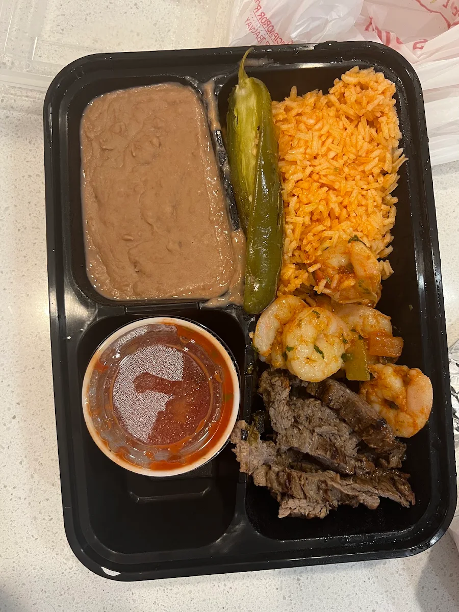 Steak and Shrimp Fajitas