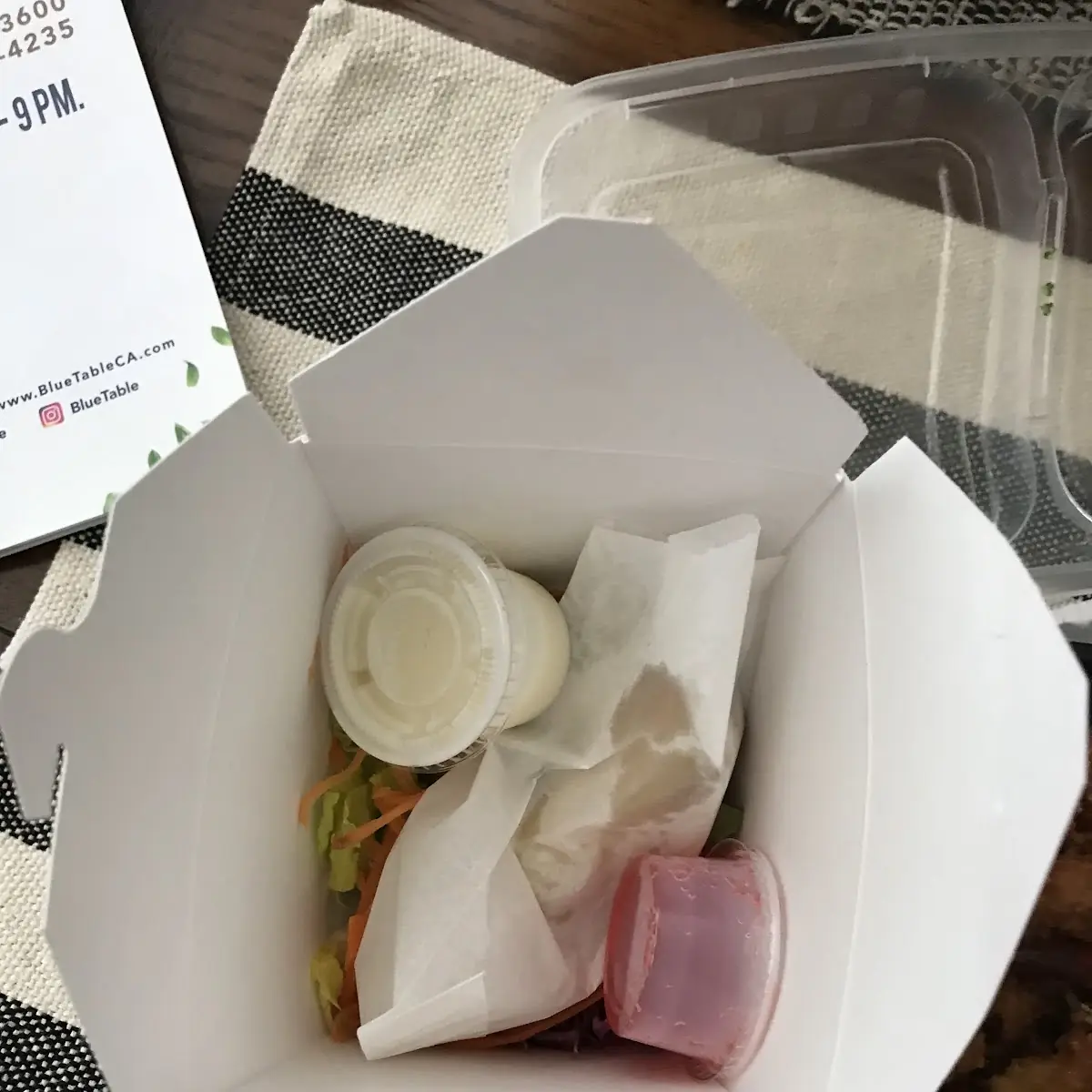 Salad and Egg Roll