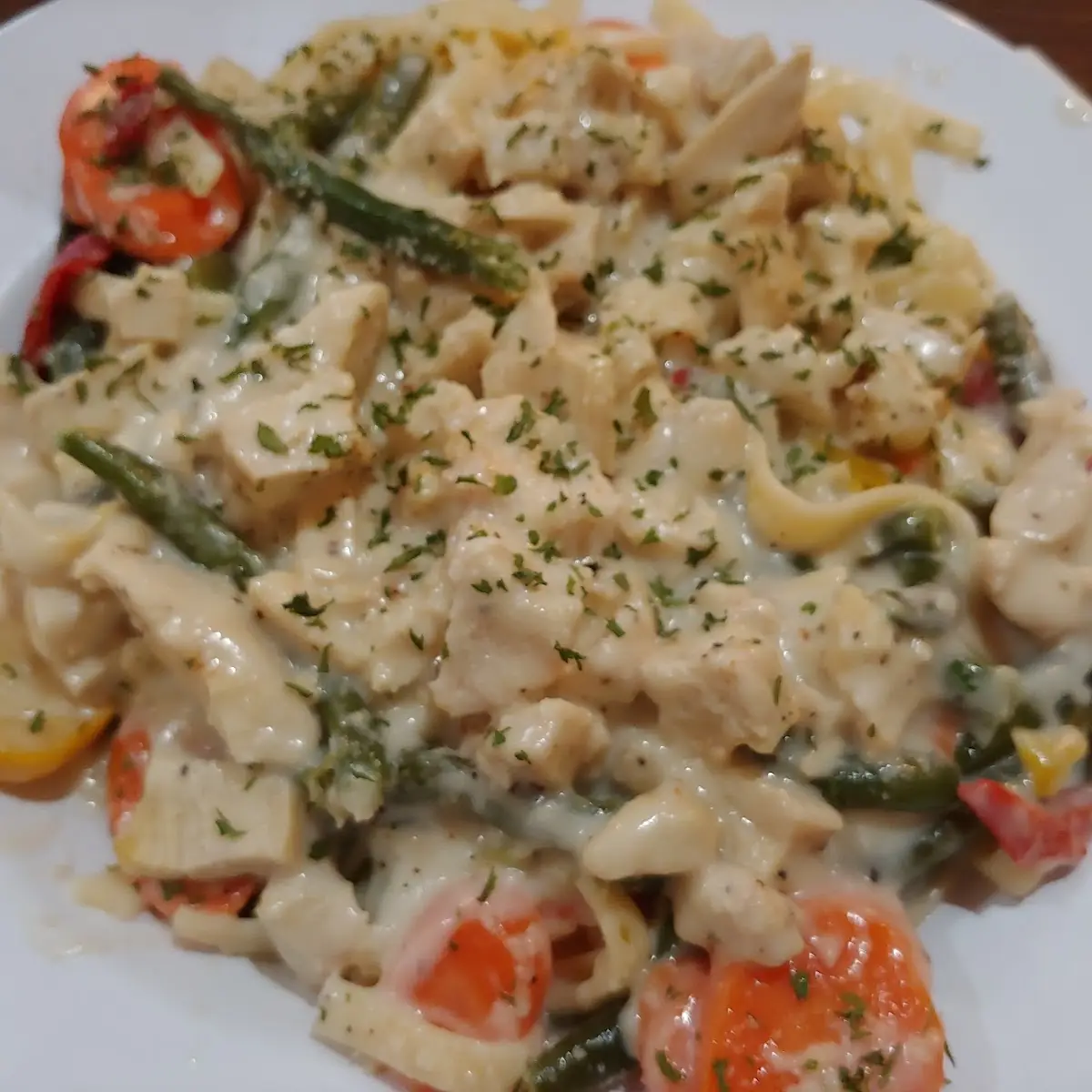 Pasta Primavera with Grilled Chicken