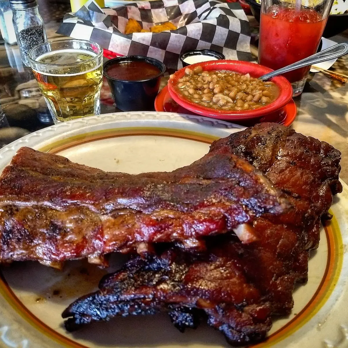 Smoked BBQ Ribs - 1 2 and Full Rack Available