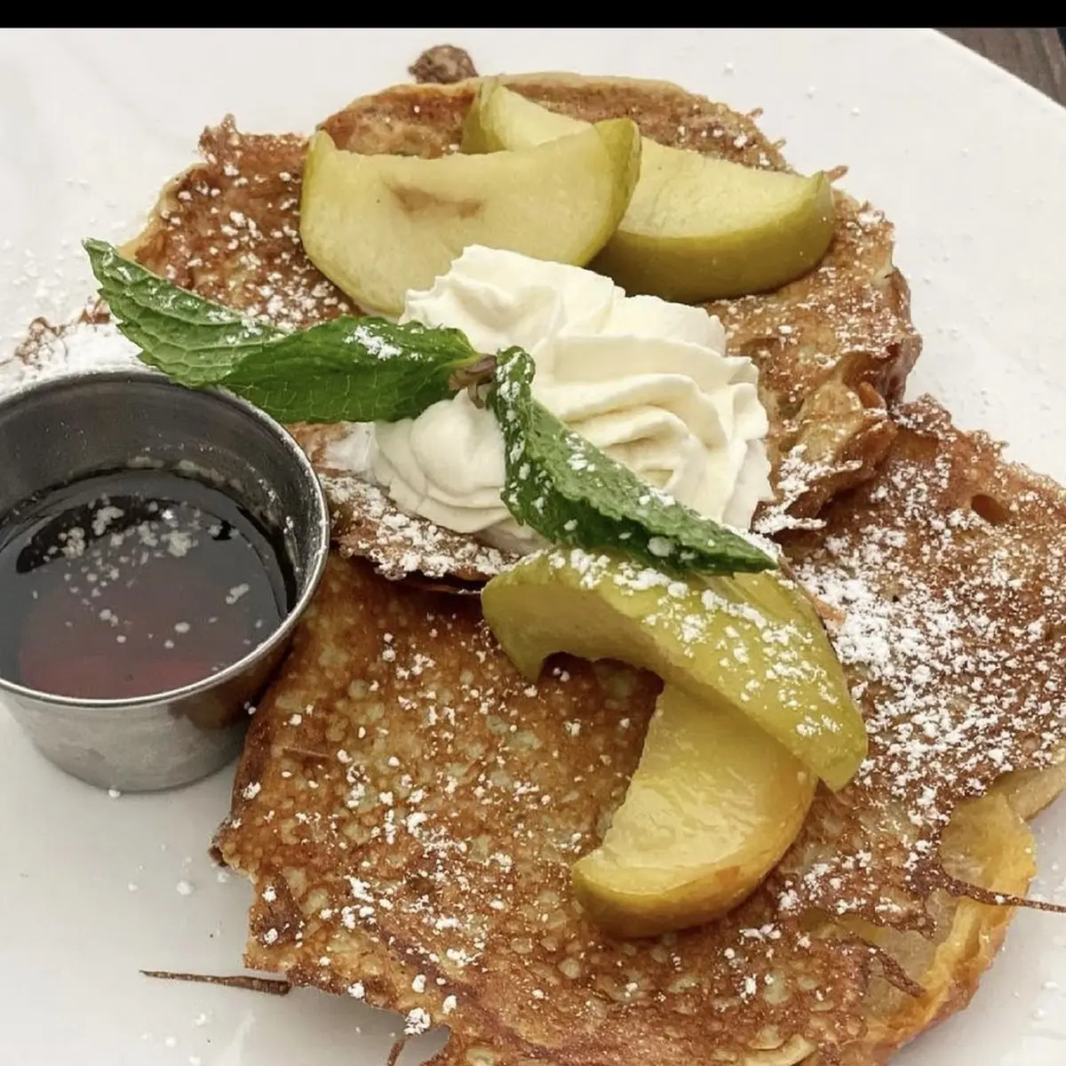 Caramelized Apple Pancake Breakfast