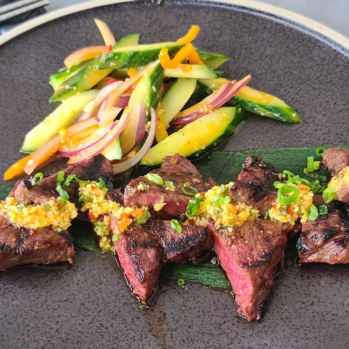Kalbi Wagyu Flatiron Steak