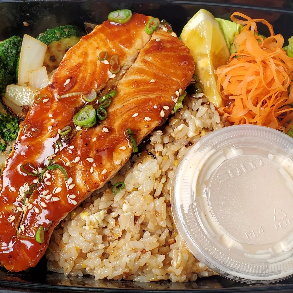 Grilled Salmon Plate