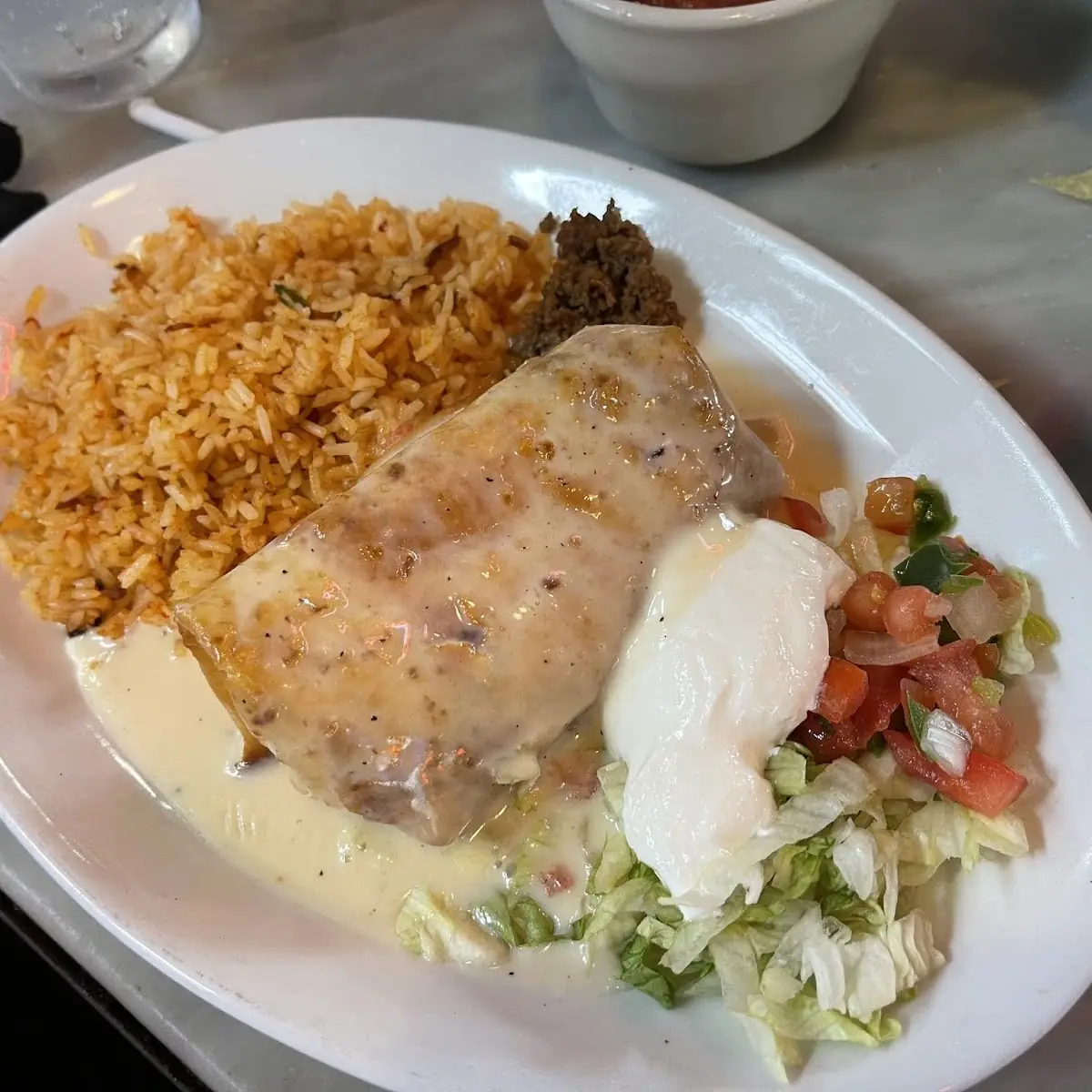 Lunch Chicken Enchiladas