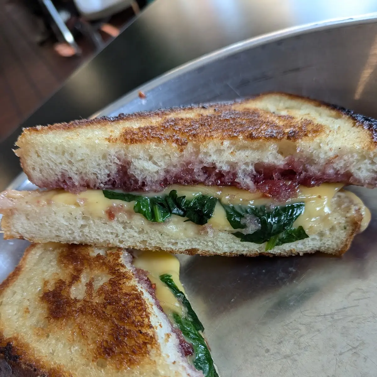 Raspberry Basil Grilled Cheese