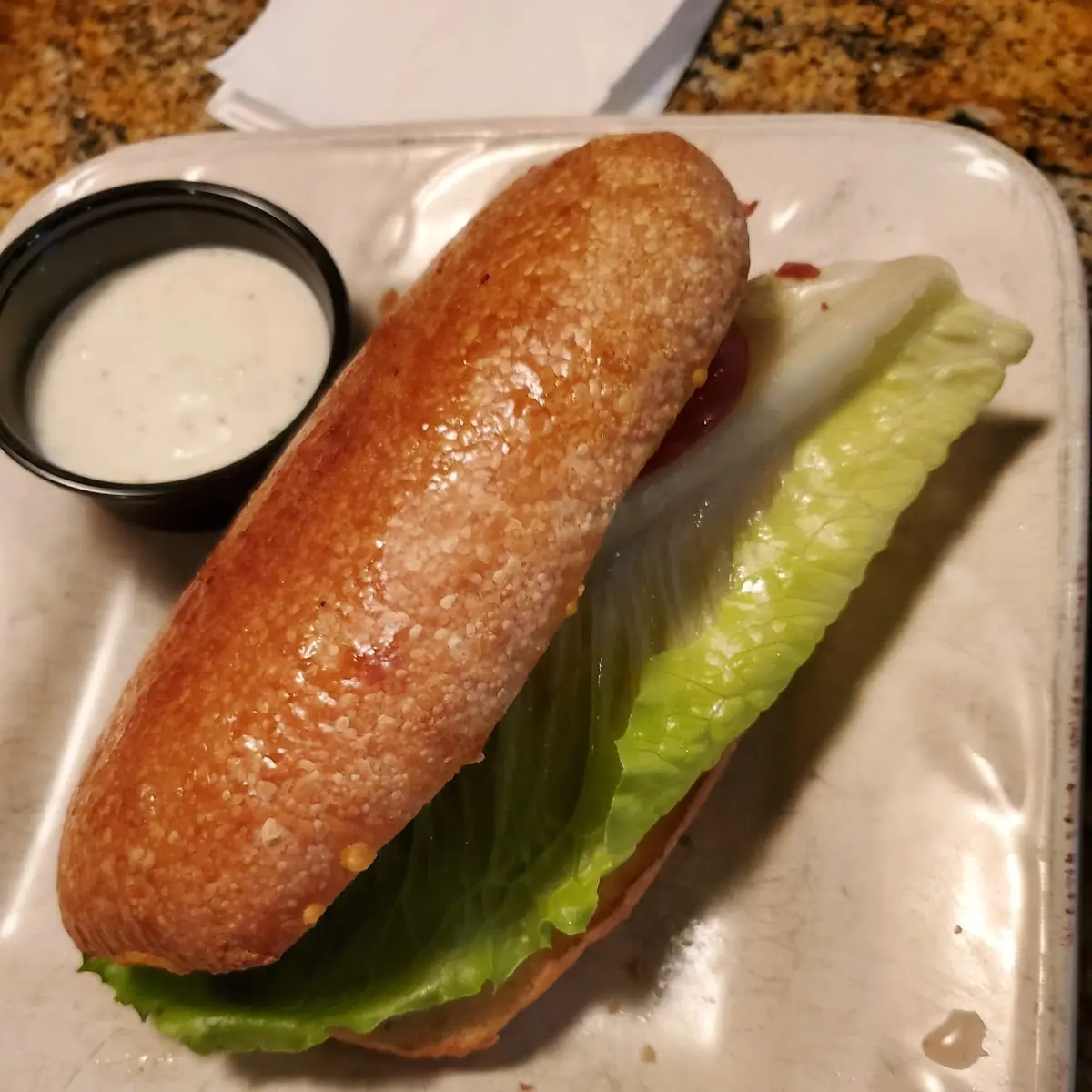 Chicken Bacon Ranch Sandwich