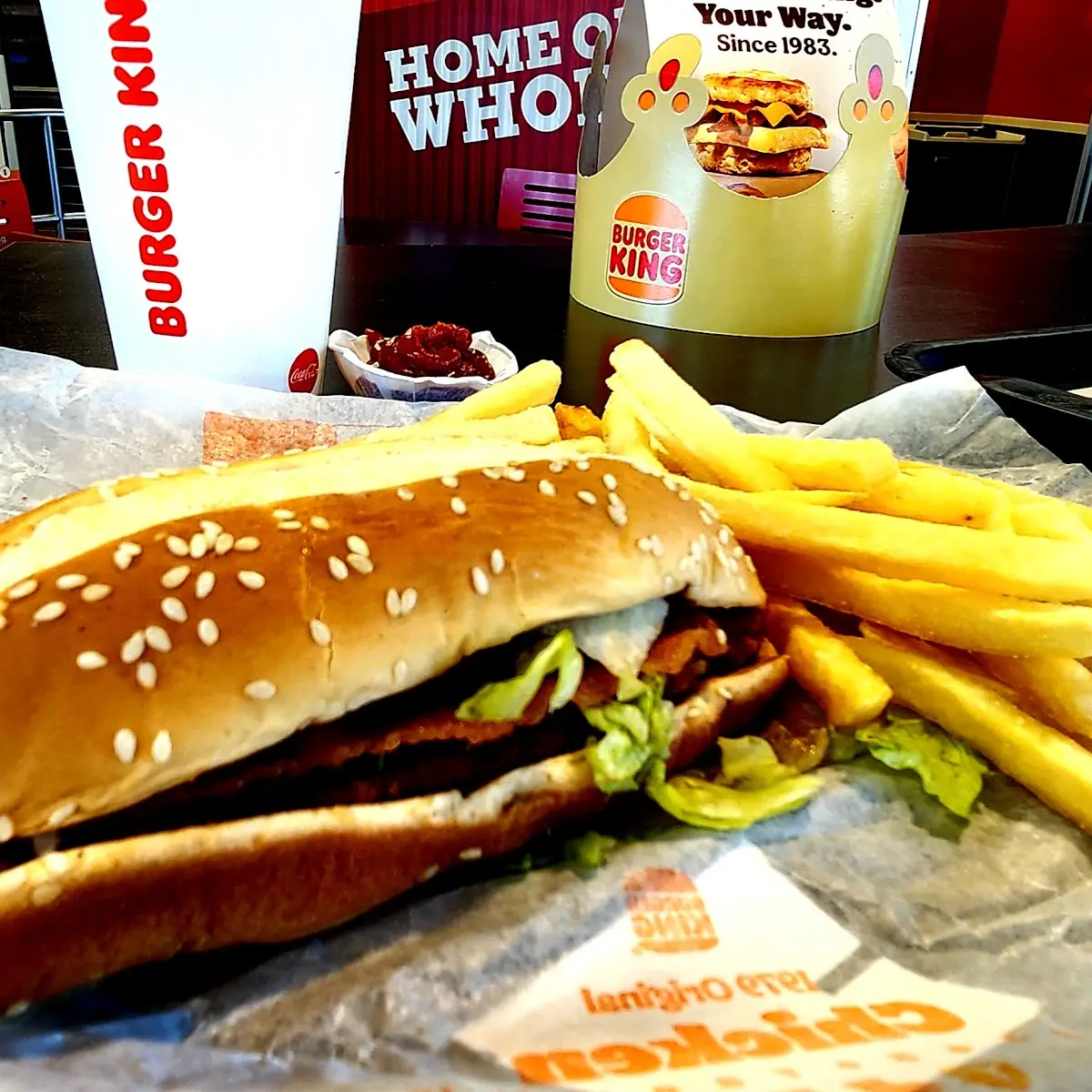 Chicken Sandwich Combo with Bacon