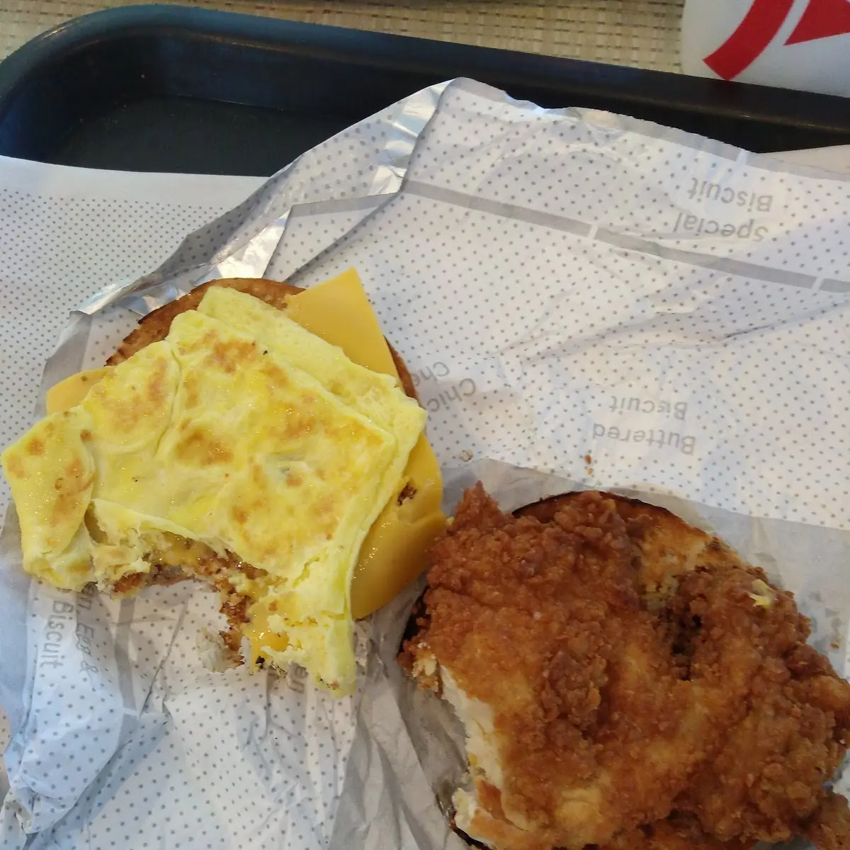Chicken Egg Cheese Bagel