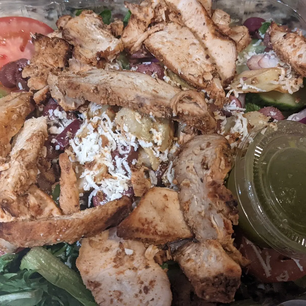 Greek Salad with Chicken