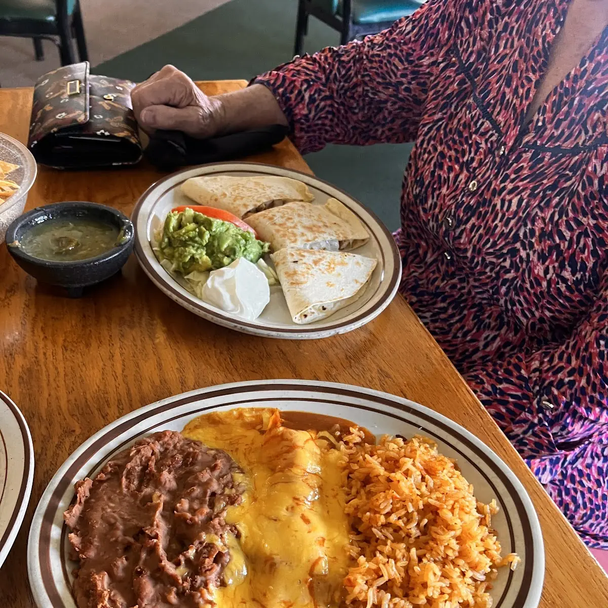 Cheese Enchilada Plate