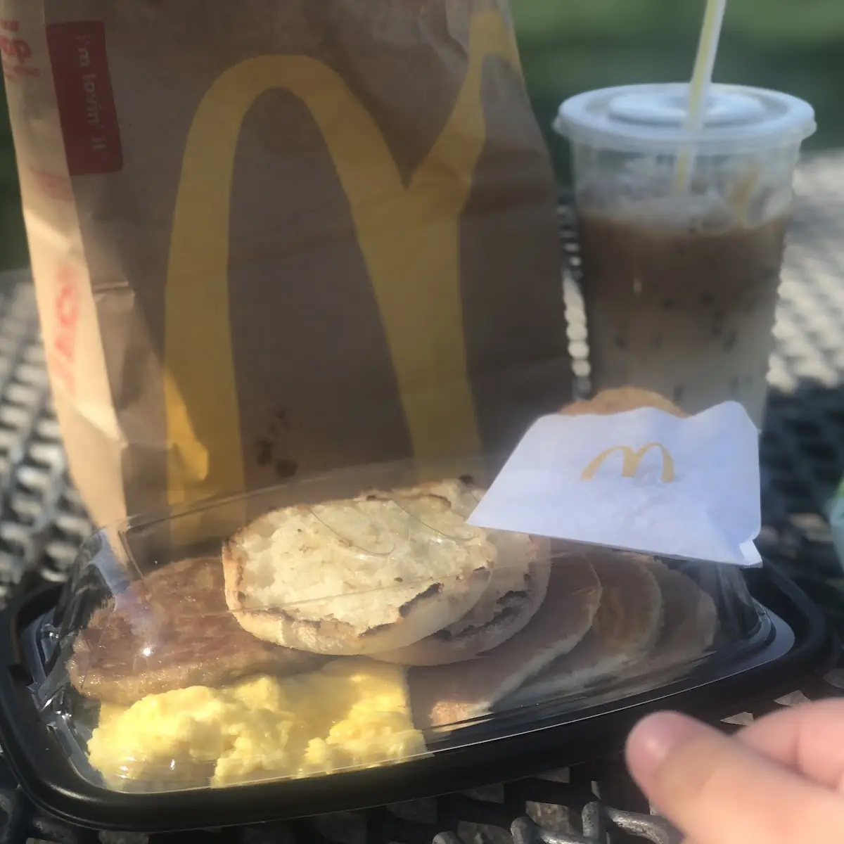 40 PC Spicy Mcnuggets and 2 Large Fry