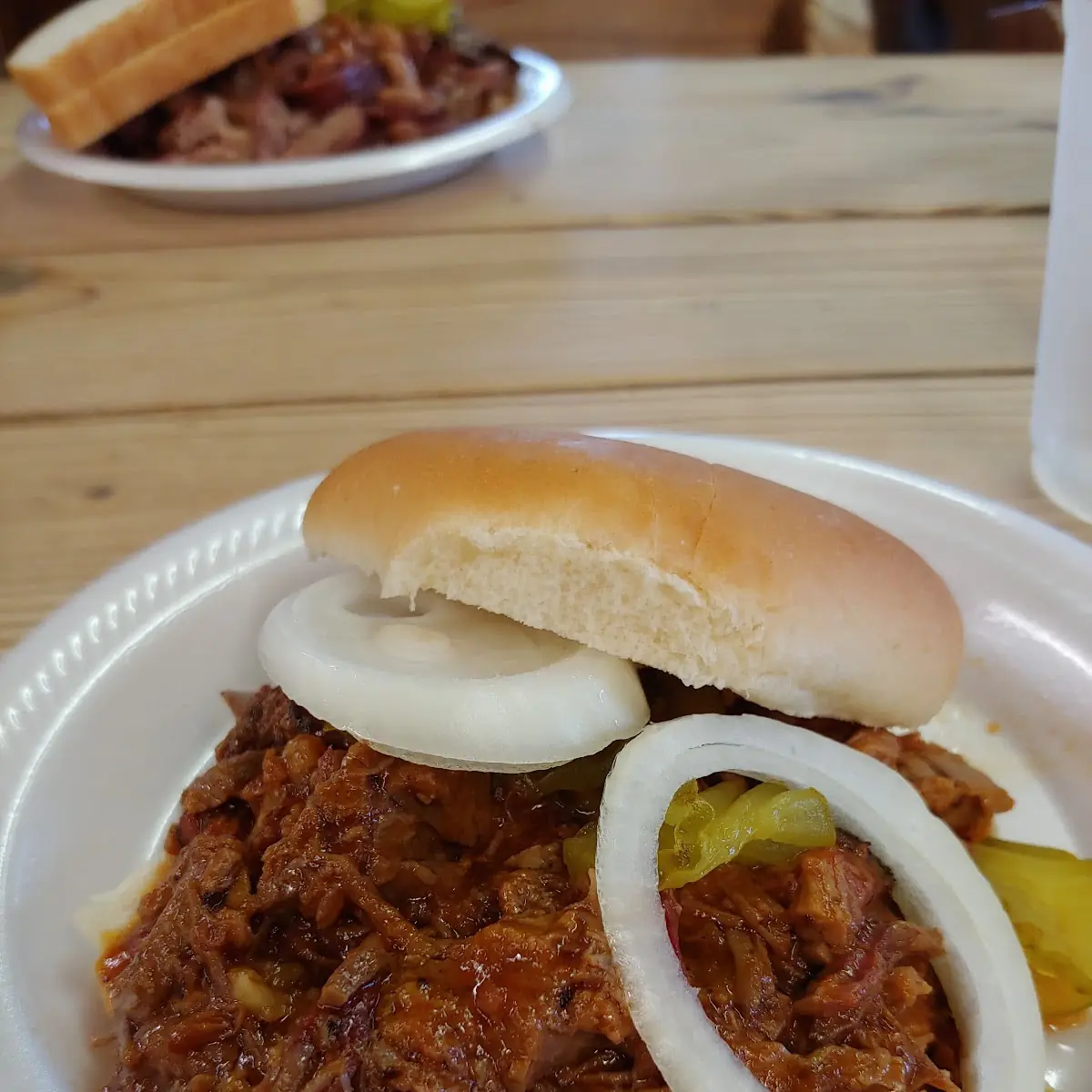 Chopped Brisket Sandwich