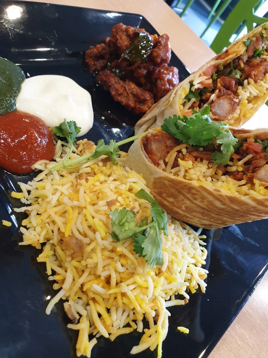 Soya Chops Chow Mein Kathi Roll, CHILLI BITES