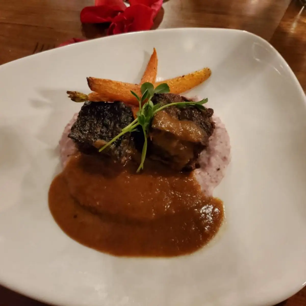 Short Ribs with Grits